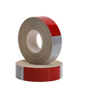 DM 9300 Factory Industry Wholesale Cinta Reflectiva Caution Road Safety Red&White Polyester Reflective Tape For Vehicles