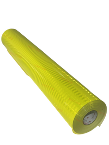 3M 3923 Prismatic Reflective Sheeting Fluorescent Yellow Green Prismatic Reflective Sheeting Highly reflective from long distances