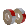 DM 9300 Factory Industry Wholesale Cinta Reflectiva Caution Road Safety Red&White Polyester Reflective Tape For Vehicles