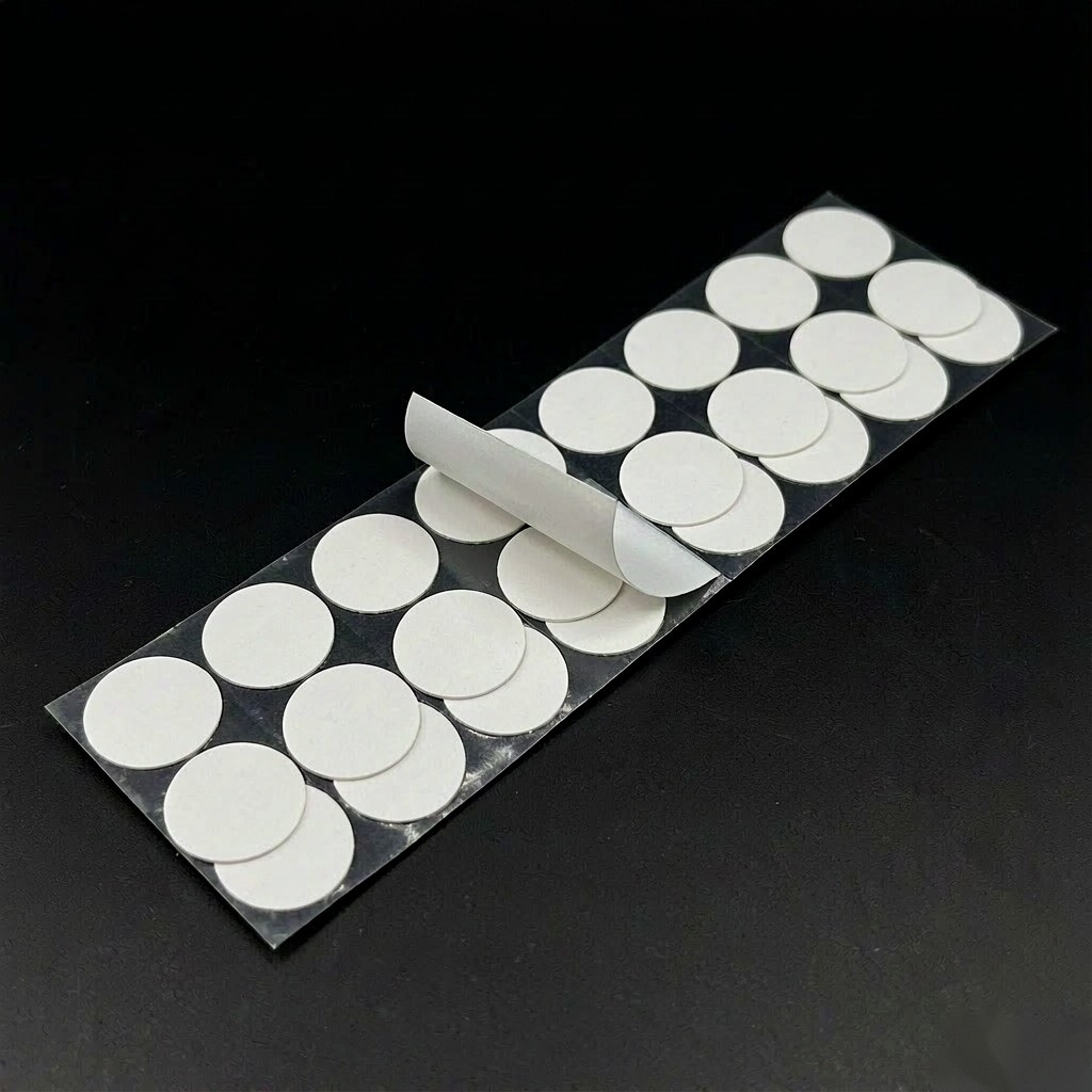 What is the shelf life of die cut adhesive tape and how should it be stored?