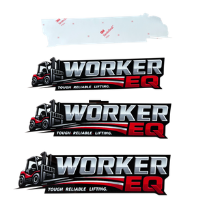 Custom Industrial Vehicle Branding Forklift LOGO Graphics 