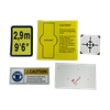Custom 3M™ UL969-Certified Vinyl Industrial Equipment Labels
