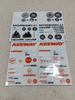 Custom Anti-Yellow Crystal Transfer Stickers for Motorcycle